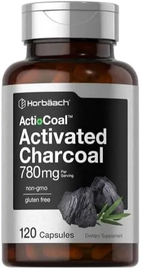 Activated Charcoal 780mg - 90 Capsules Activated Charcoal 780mg - 90 Capsules